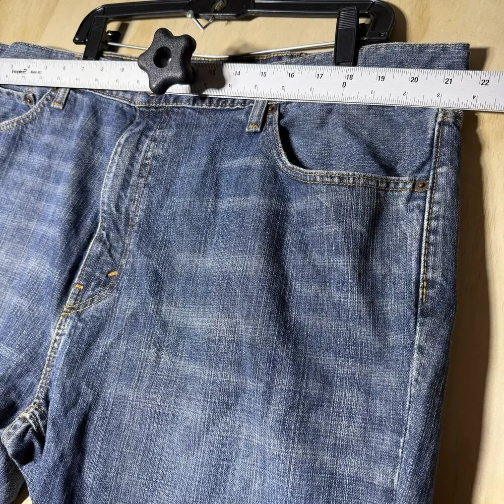 Levi’s Jeans Mens W44 L32 Blue Denim‎ 100% Cotton Straight Regular Fit